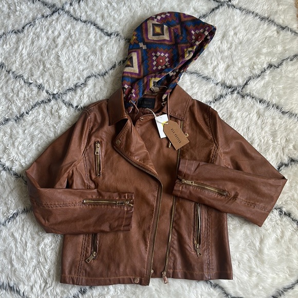 Blu Pepper Jackets & Coats Nwt Blu Pepper Leather Jacket Poshmark